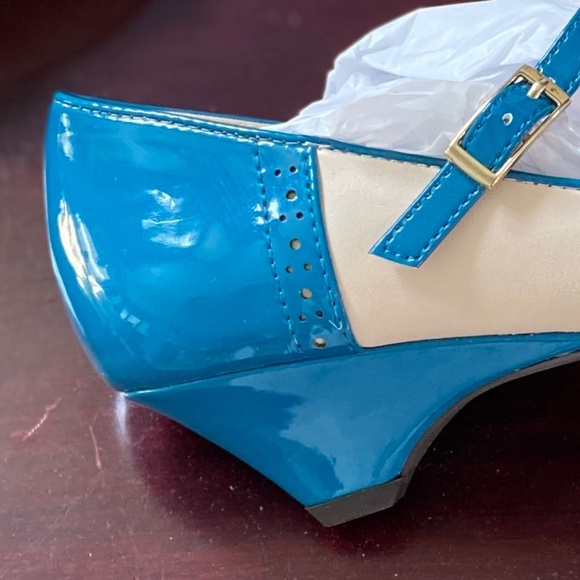 Vintage Inspired Patten Leather Baby Jane Shoes sz.8 - Picture 7 of 10